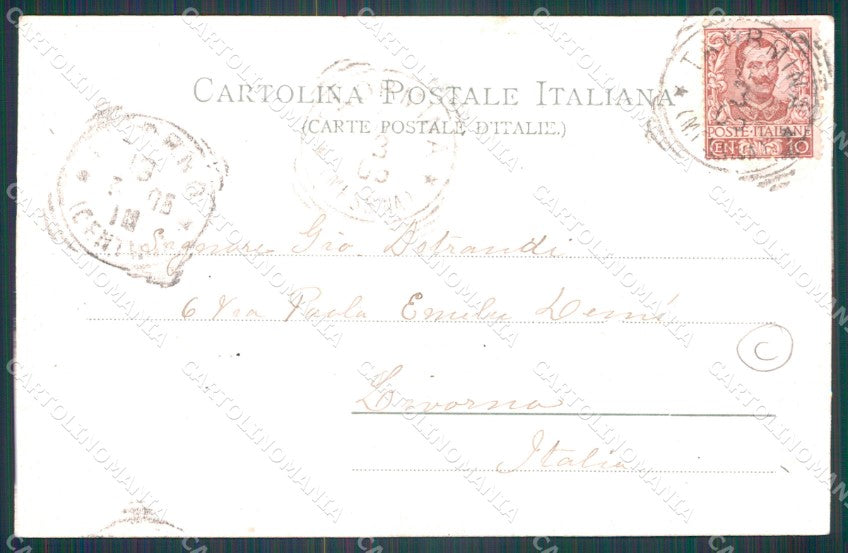 Messina Taormina Fontana Carretto cartolina QT4822 – retro