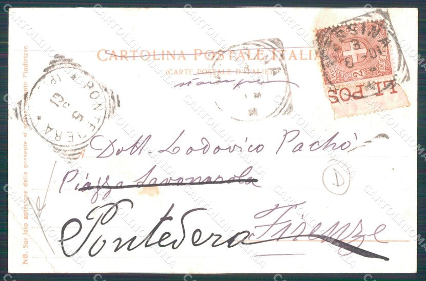 Messina città Costumi Siciliani PIEGA cartolina QT4830 – retro