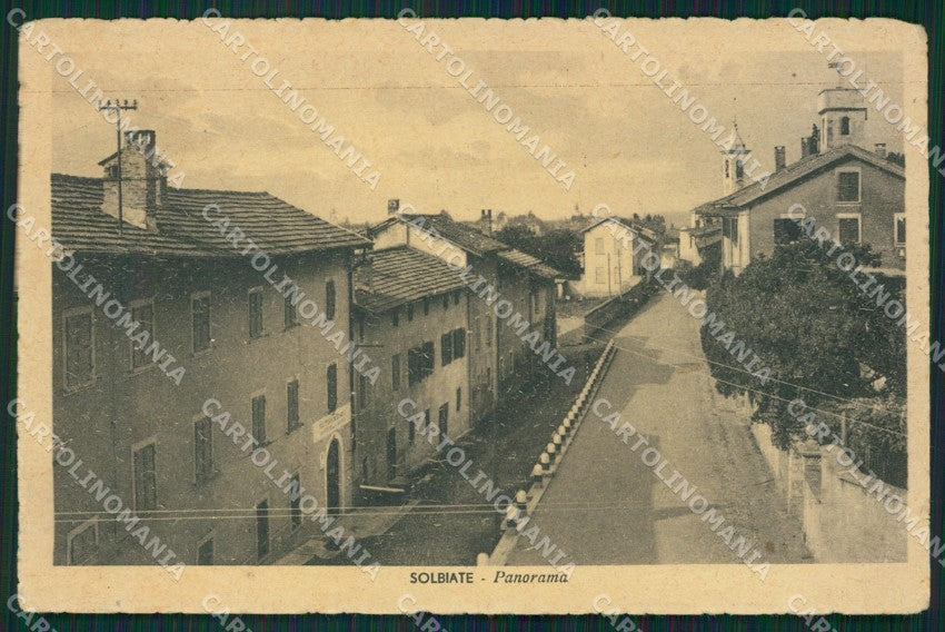Como Solbiate Olona cartolina QT4834 – fronte