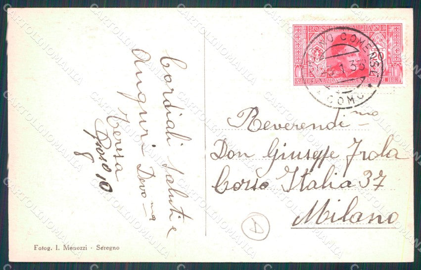 Como Mariano Comense Casino di Caccia cartolina QT4836 – retro