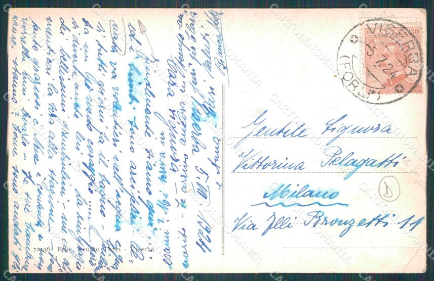 Rimini Viserba STRAPPINO cartolina QT4839 – retro