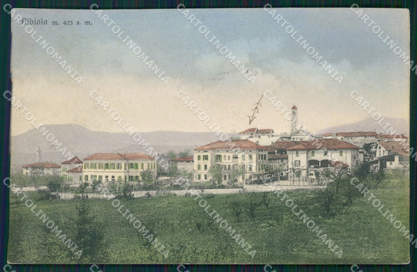 Como Albiolo REINCOLLATA cartolina QT4852 – fronte