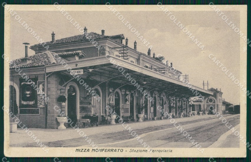 Asti Nizza Monferrato Stazione cartolina QT4878 – fronte
