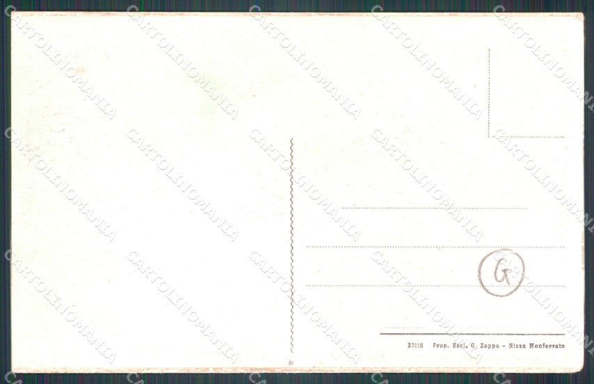 Asti Nizza Monferrato Stazione cartolina QT4878 – retro