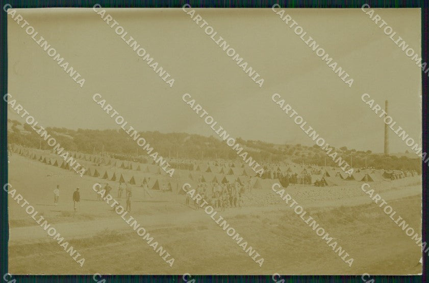 Agrigento Canicattì Militari Fanteria Foto cartolina QT4889 – fronte