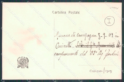 Agrigento Canicattì Militari Fanteria Foto cartolina QT4889 – retro