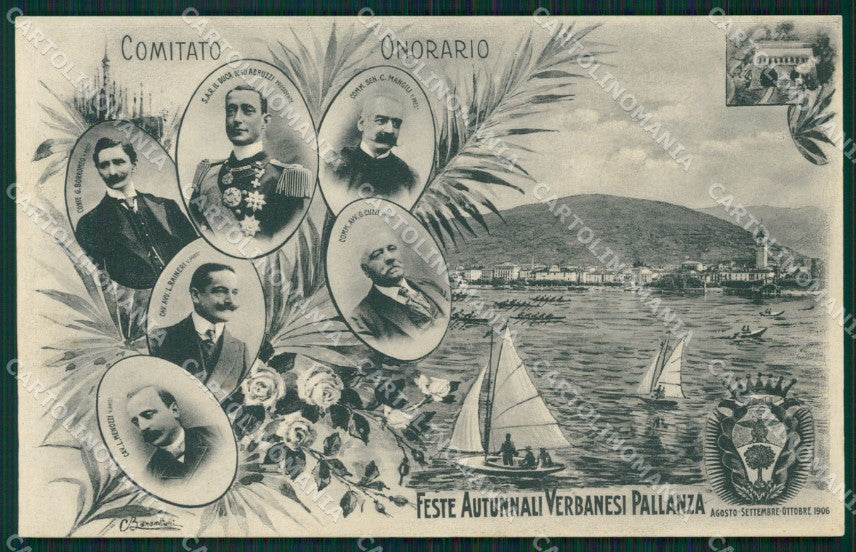 Verbania Pallanza Feste Autunnali Savoia Baranzulli cartolina QT4916 – fronte