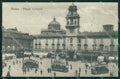 Parma città Piazza Garibaldi Tram cartolina QT4923 – fronte