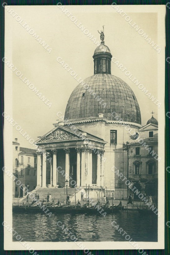 Venezia città Chiesa San Simeone Foto cartolina QT4938 – fronte