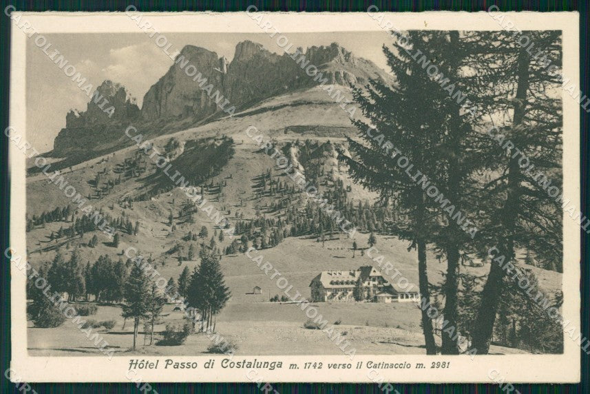 Bolzano Passo Costalunga cartolina QT4940 – fronte