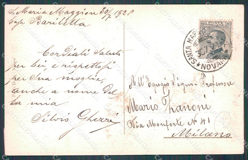 Verbania Santa Maria Maggiore cartolina QT4942 – retro