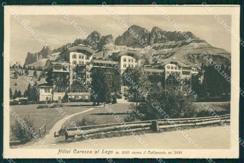 Bolzano Nova Levante Lago Carezza cartolina QT4946 – fronte