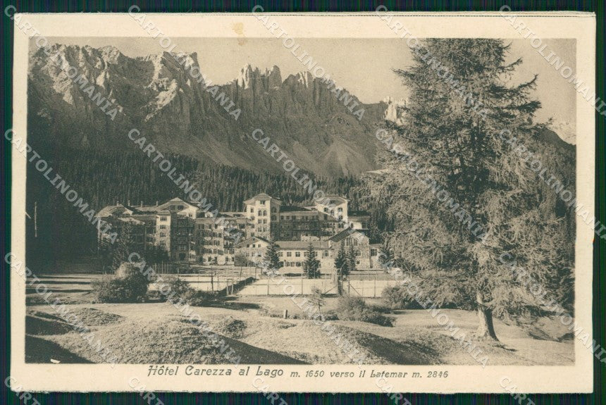Bolzano Nova Levante Lago Carezza cartolina QT4947 – fronte
