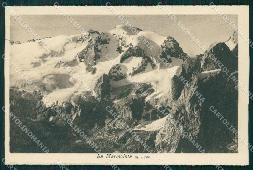 Trento La Marmolada cartolina QT4950 – fronte