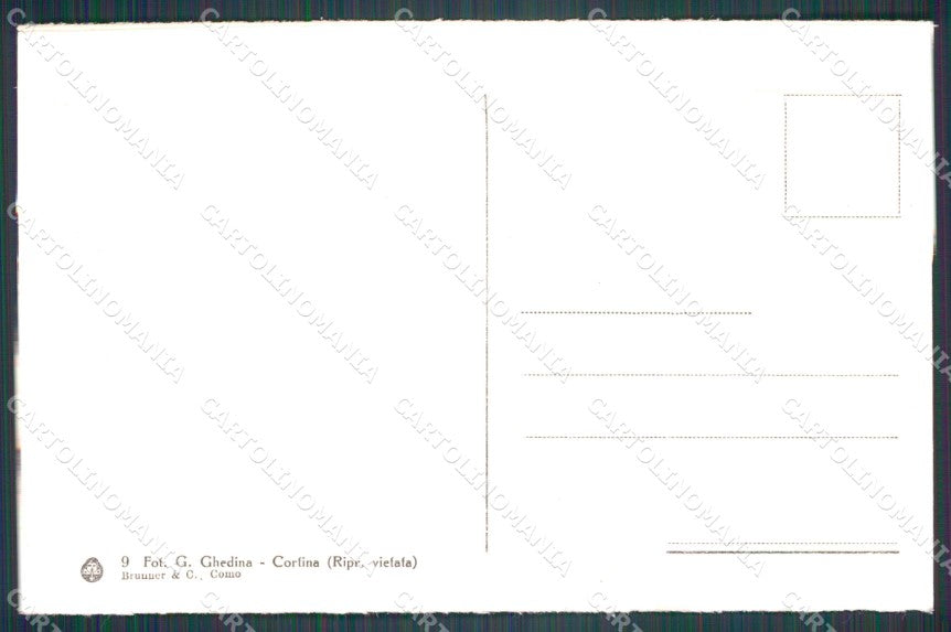 Trento Passo Pordoi cartolina QT4955 – retro