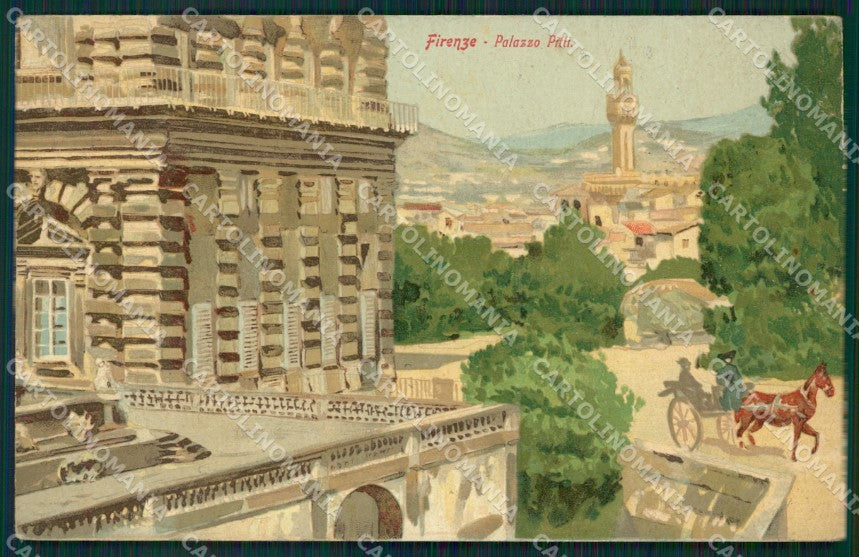 Firenze città Palazzo Pitti cartolina QT4969 – fronte