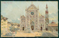 Firenze città Santa Croce cartolina QT4970 – fronte