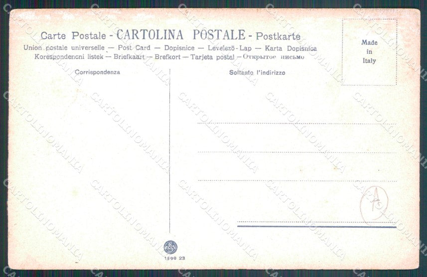 Firenze città Santa Croce PIEGHINE cartolina QT4973 – retro
