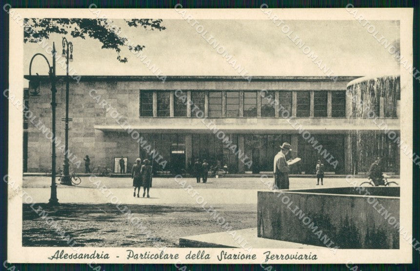 Alessandra Città Stazione cartolina QT4997 – fronte