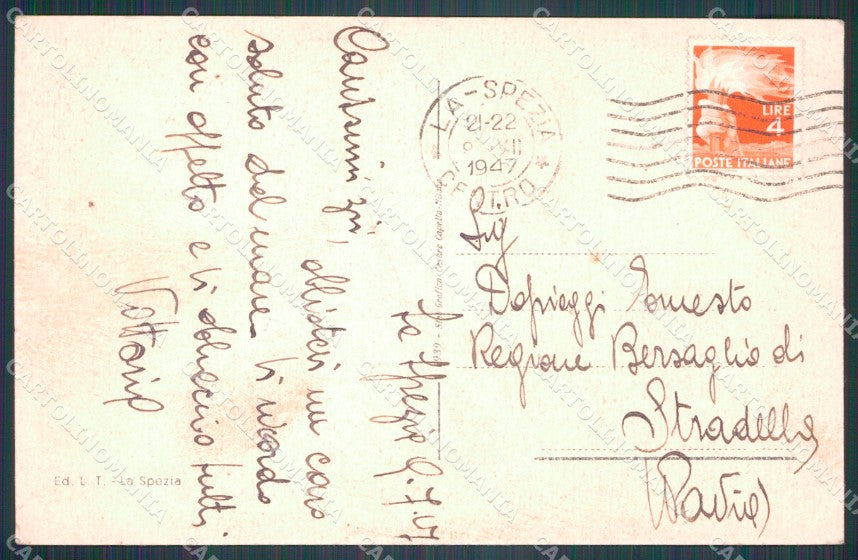 La Spezia San Terenzio cartolina QT5002 – retro