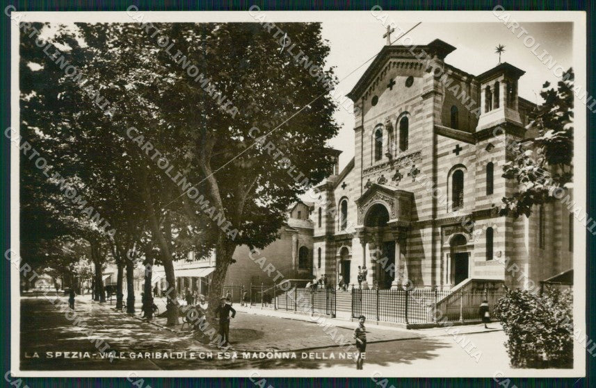 La Spezia città Chiesa Madonna della Neve Foto cartolina QT5011 – fronte