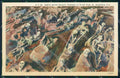 Florida Saint Augustine indian burial ground Scheletro Skeleton postcard QT5040 – fronte