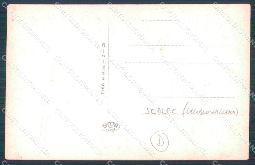 Repubblica Ceca Sedlec Kostnice Skeleton Teschio Foto PIEGA postcard QT5043 – retro