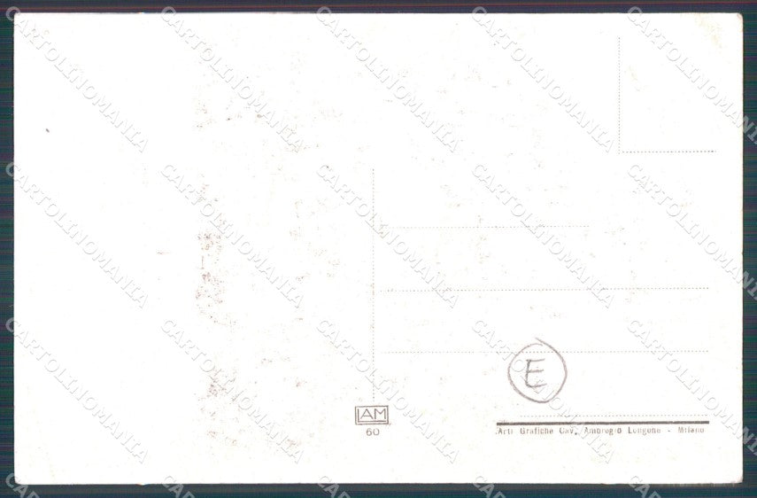 Mantova Castiglione Stiviere San Luigi Gonzaga Teschio Skeleton postcard QT5059 – retro