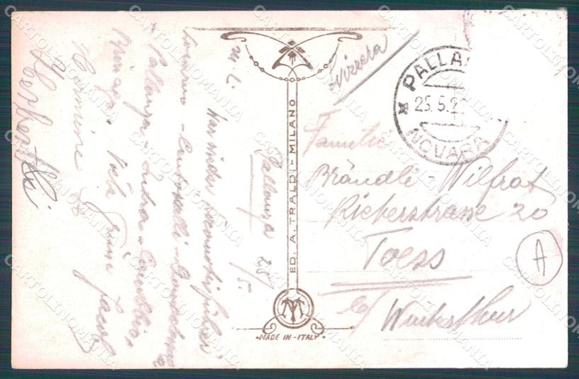 Reali Royalty Italia Vittorio Emanuele III Savoia Foto cartolina QT5105 – retro