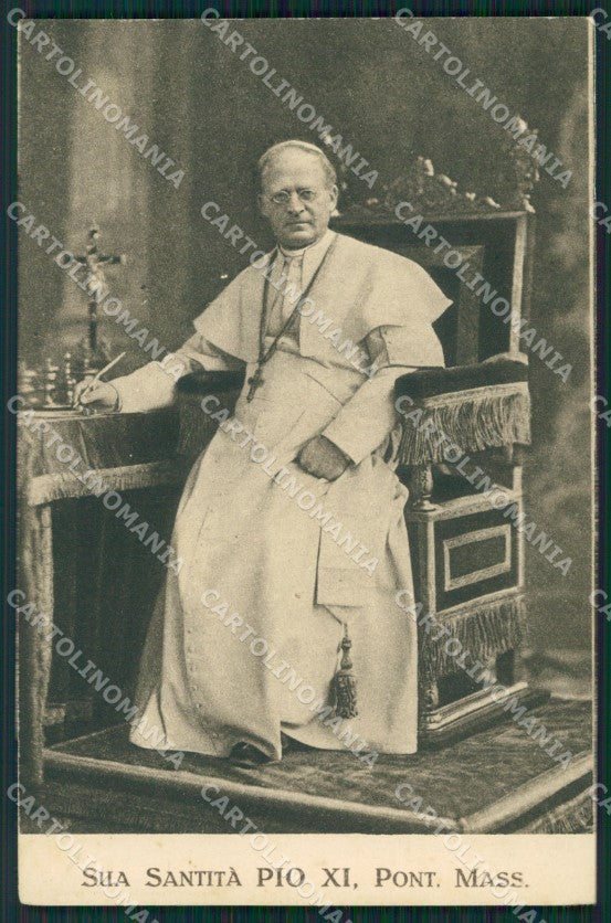 Vaticano Papa Pio XI cartolina QT5115 – fronte