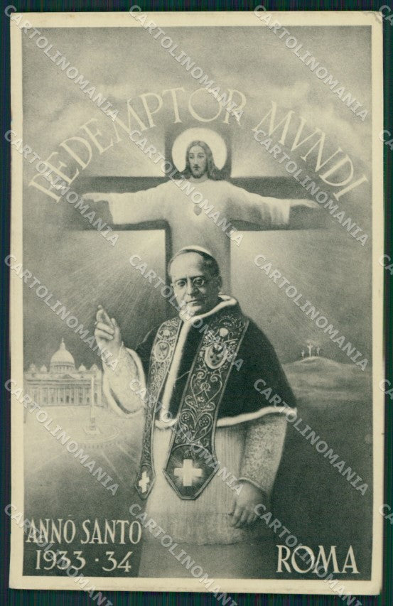Vaticano Papa Pio XI cartolina QT5140 – fronte