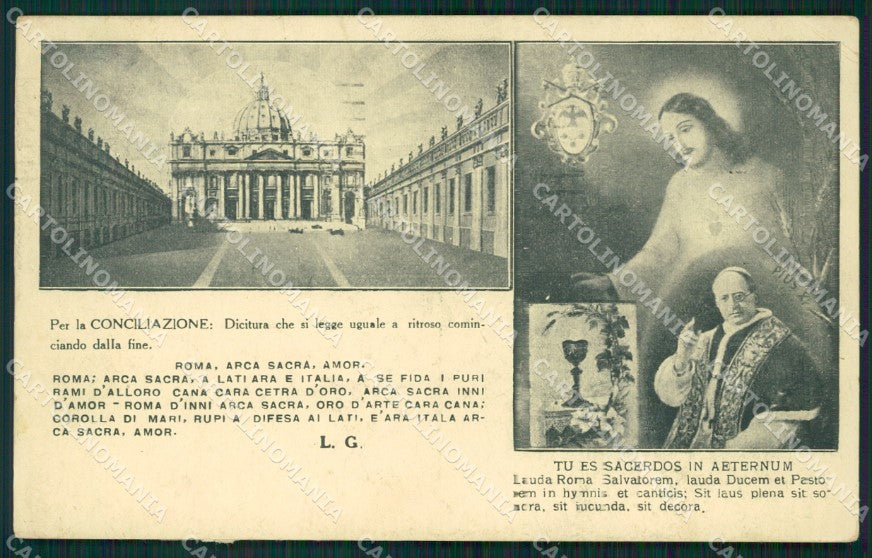 Vaticano Papa Pio XI cartolina QT5141 – fronte