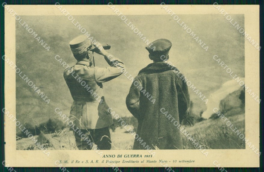 Reali Royalty Vittorio Emanuele III di Savoia Montenero cartolina QT5170 – fronte