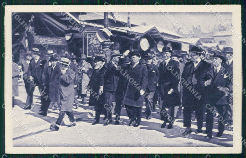 Fascismo Benito Mussolini Milano Fiera Esposizione cartolina QT5193 – fronte