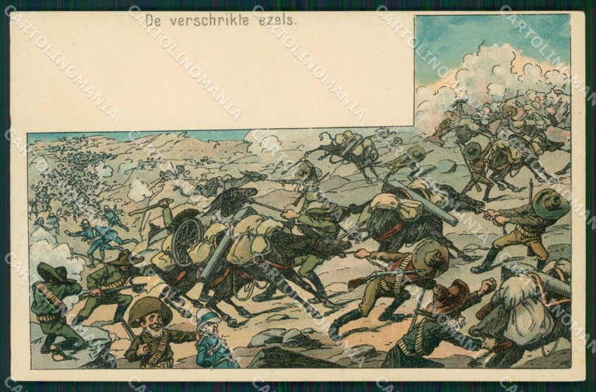 Anglo Boer War South Africa Thiele RIFILATA TRIMMED postcard cartolina QT5234 – fronte
