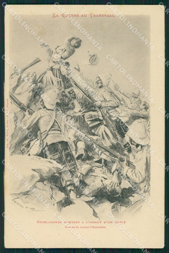 Anglo Boer War South Africa Transvaal Scott postcard cartolina QT5243 – fronte