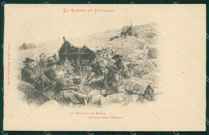 Anglo Boer War South Africa Transvaal Scott postcard cartolina QT5245 – fronte
