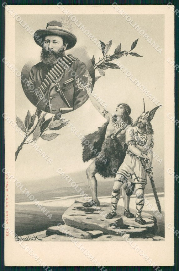 Anglo Boer War South Africa Mailick postcard cartolina QT5248 – fronte