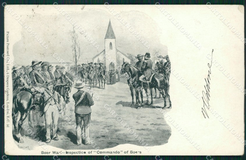 Anglo Boer War South Africa Frenzeny postcard cartolina QT5257 – fronte
