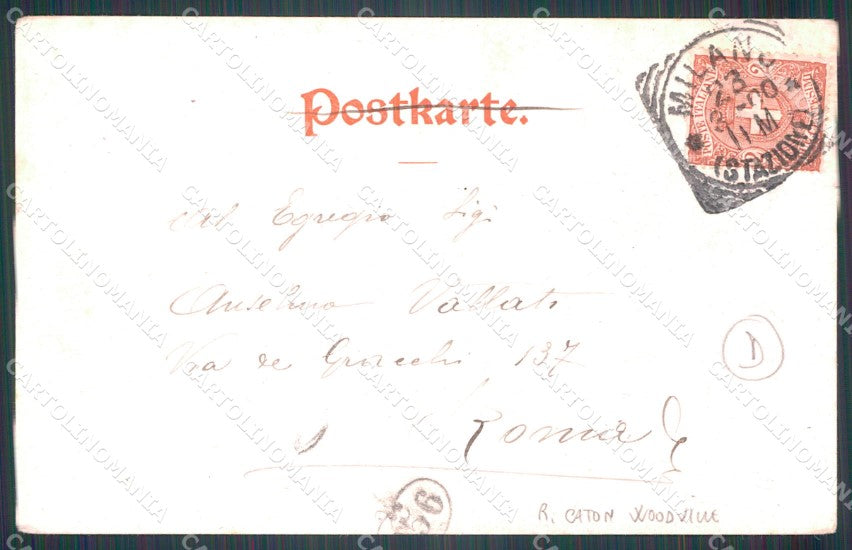 Anglo Boer War South Africa Woodville PIEGHINE LITTLE CREASES postcard QT5262 – retro