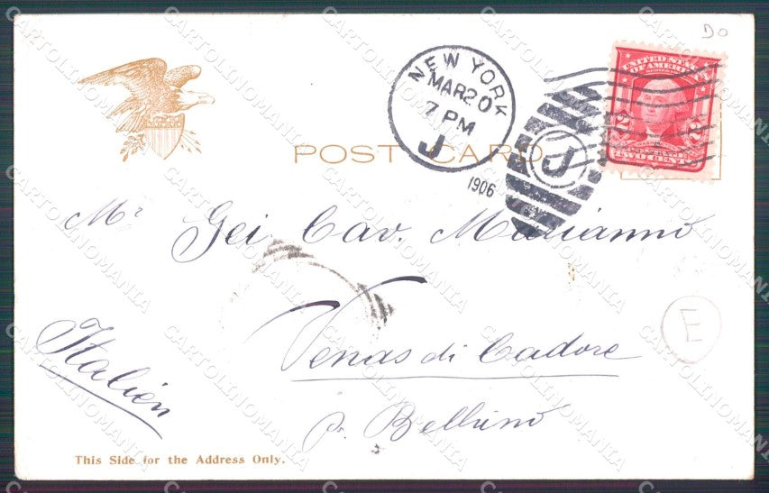 Vigili del Fuoco Firefighter New York PIEGHE cartolina QT5311 – retro