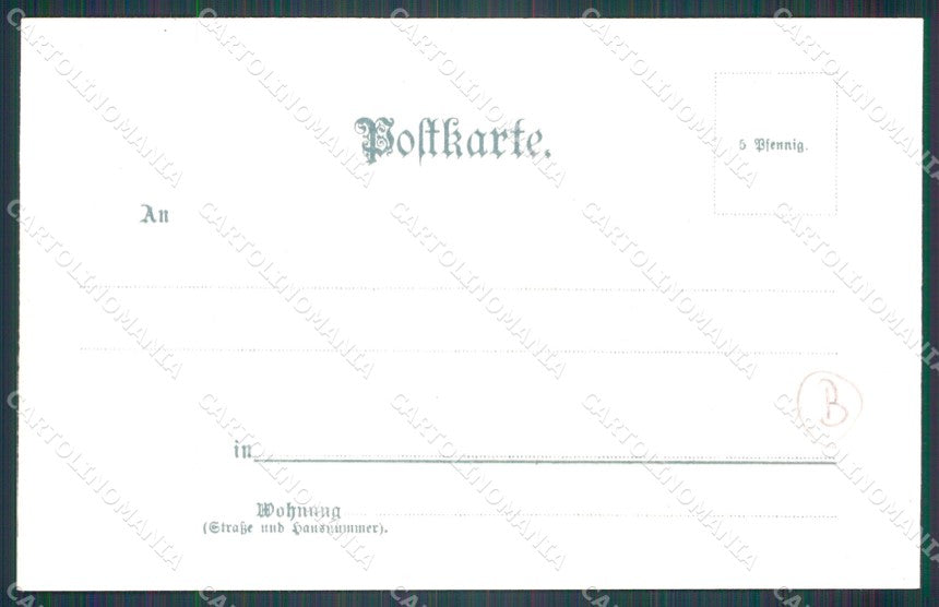 Musica Spartito Liszt cartolina QT5329 – retro