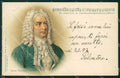 Musica Spartito Georg Friedrich Handel cartolina QT5331 – fronte