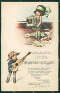 Bertiglia Spartito Musicale Note Children Serie 2285 postcard cartolina QT5346 – fronte