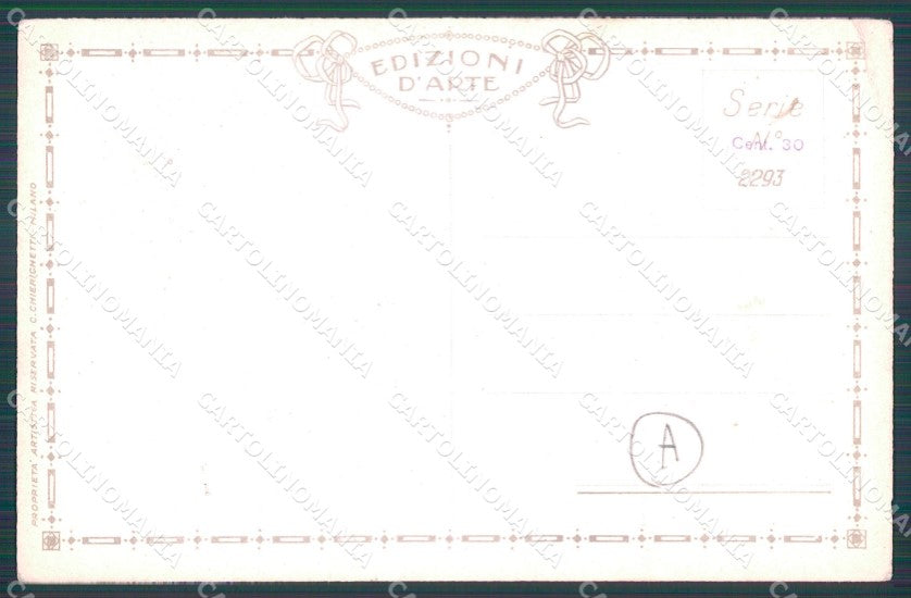 Bertiglia Spartito Children Serie 2293 PIEGHINA LITTLE CREASE postcard QT5369 – retro