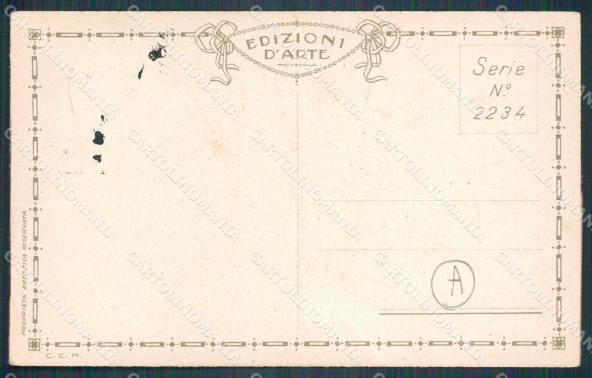 Bertiglia Spartito Children Serie 2234 PIEGHINA LITTLE CREASE postcard QT5376 – retro