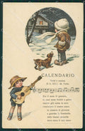 Bertiglia Spartito Children Serie 2293 PIEGHINA LITTLE CREASE postcard QT5382 – fronte