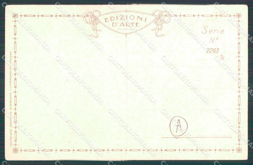 Bertiglia Spartito Children Serie 2293 PIEGHINA LITTLE CREASE postcard QT5382 – retro