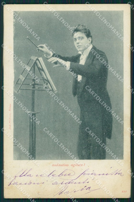 Mascagni Opera Musica postcard cartolina QT5419 – fronte