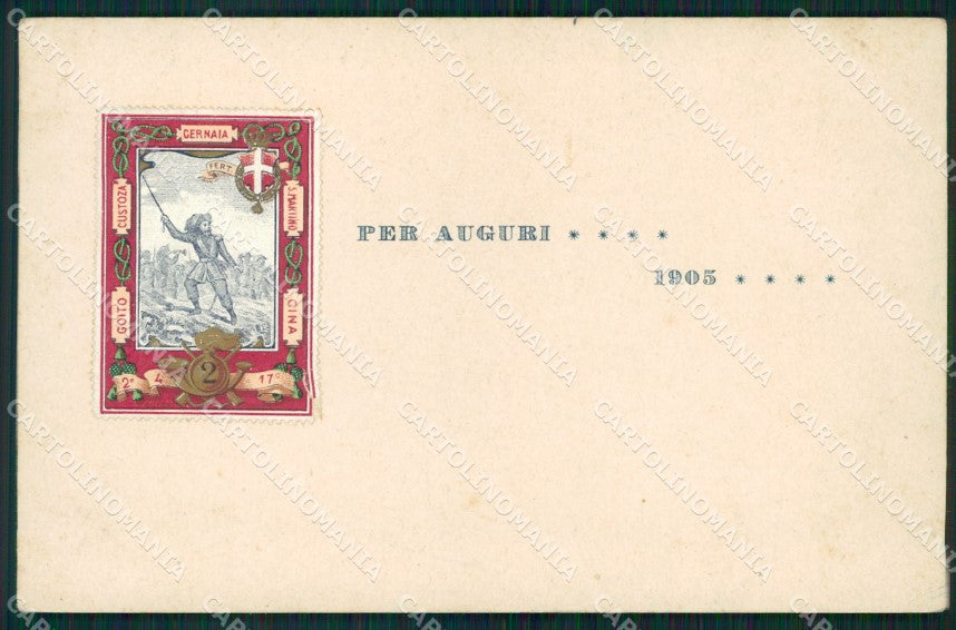 Militari Bersaglieri II Reggimento cartolina QT5427 – fronte
